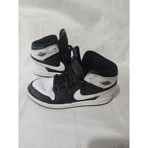 Air Jordan 1 High OG PS Black/White Shoes Youth 3Y